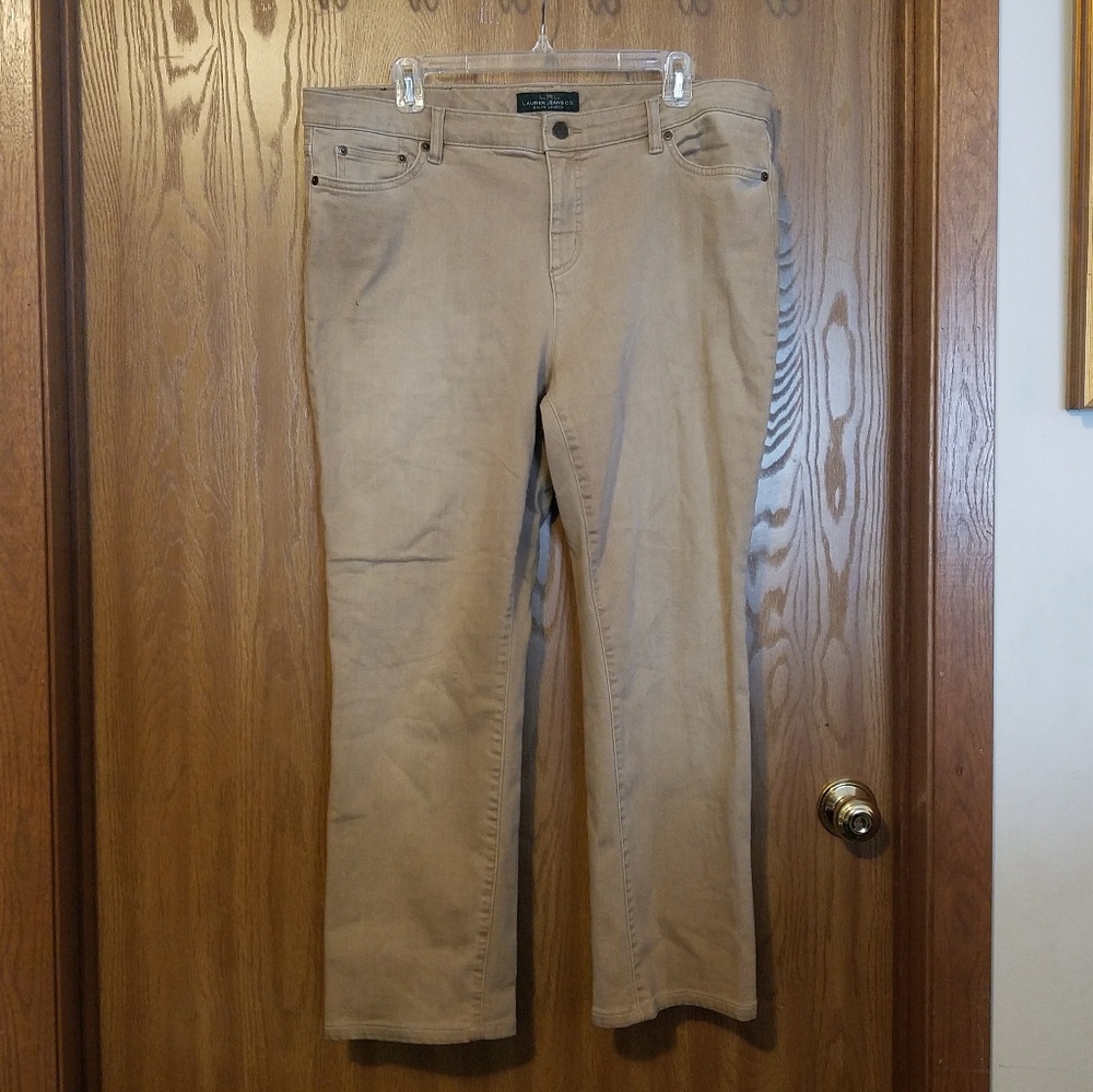 Lauren Ralph Lauren - Tan Heritage Jeans